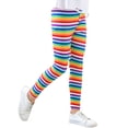 thumbnail image 1 of MIASHUI Leggings pour Filles Enfants Filles Pantalons Extensibles Pleine Longueur Pantalon à Imprimé Floral, Rouge, 3-4 Ans, 1 of 5