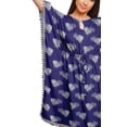 thumbnail image 4 of Moomaya Robe Courte de Caftan de Plage, Robe de Couverture Imprimée, Kaftan pour Femmes, Tenue de Plage, Couverture, 4 of 4