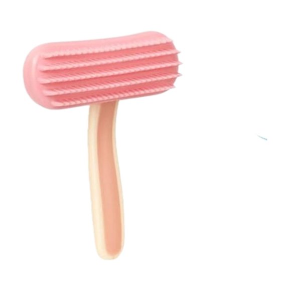 Pet Grooming Brush Silicone Bath Massager for Cats Hair Removal Deshedding Tool Indoor Use
