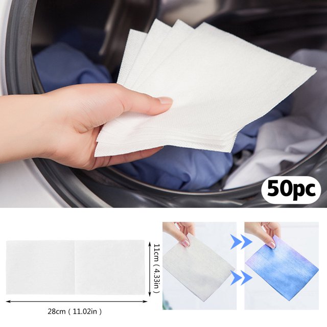 Oleegame 1PC Ten Dollar Items Washing Machine Use Mixed Dyeing Proof Color Absorption Sheet Laundry Papers