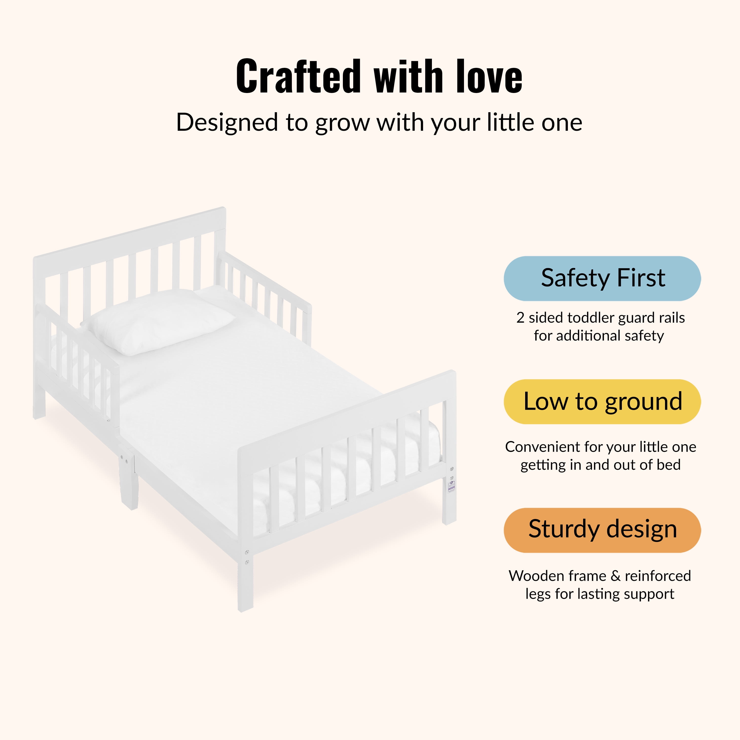 Dream On Me Finn Toddler Bed