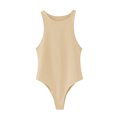 thumbnail image 4 of Yuyuzo Bodysuits for Women Belly Control Sleeveless Racerback Tank Top 1 Piece Crew Neck Rompers, 4 of 4