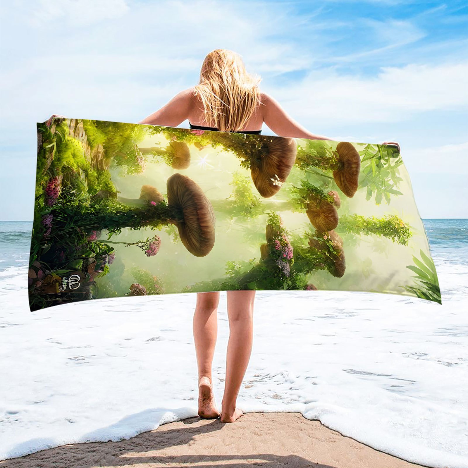 Dvkptbk Beach Towel Microfiber Beach Towel Super Lightweight Colorful Bath Towel Sandproof Beach Blanket Multi-Purpose Towel for Travel Swimming Pool 30x60 Inch Beach Essentials on Clearance