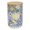 thumbnail image 1 of Design Imports CAMZ14086 Ceramic Treat Canister, Portuguese Azulejos, 1 of 4