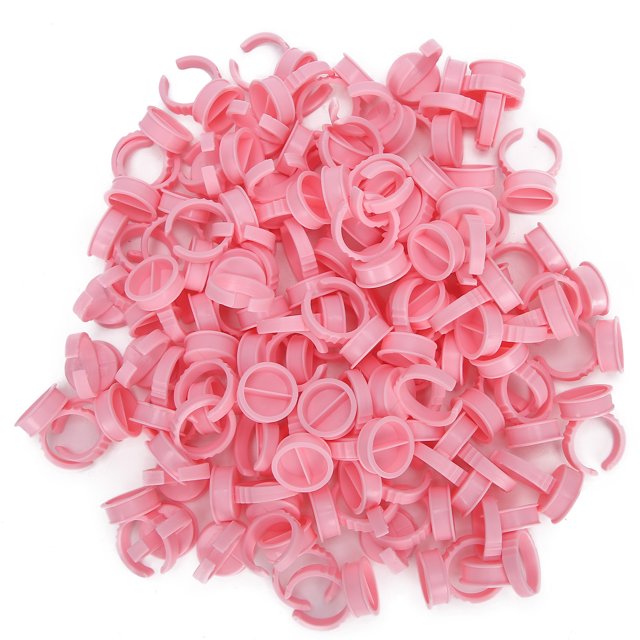 1000pcs Tattoo Ink Ring Cups Disposable Pigment Holder Adjustable Eyelash Grafting ToolL 1