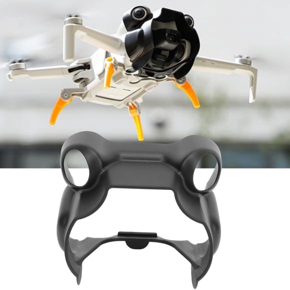 Drone Lens Sunshade, Drone Lens Hood ABS Effective Shading Anti Heightened Side Plate for Outdoor Shooting Black,Grey