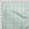 thumbnail image 3 of oneOone Tissu Polyester Lycra Rayé Imprimé Géométrique Tissu au Mètre 56 Pouces de Large, 3 of 4
