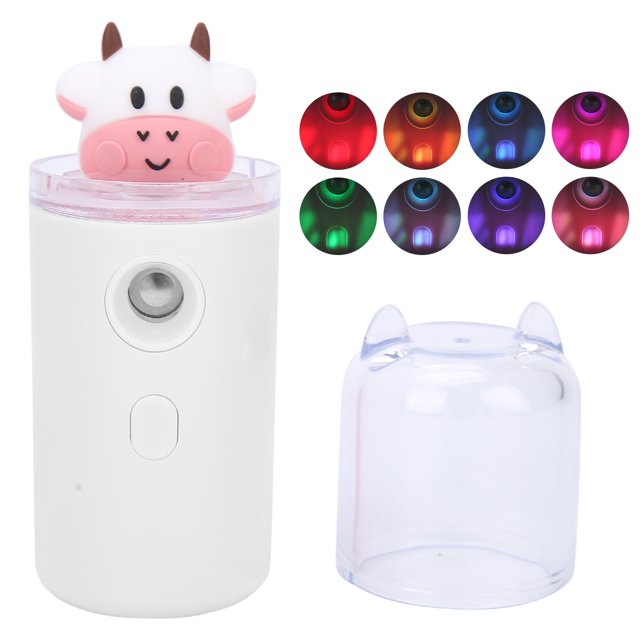 Wchiuoe Cute Cartoon Animal Facial Mist Sprayer Home Office Skin Moisturizing Spray USB
