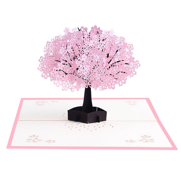 3D Stereo Greeting Card Wedding Invitation Card Valentine's Day Rose Flower Card