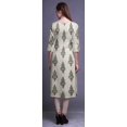 thumbnail image 2 of Bimba Robes Longues Droites pour Femmes Imprimées Manches 3/4 Vêtements Indiens, 2 of 6