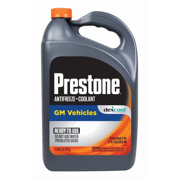 Prestone Engine Coolant AF850/2F DEX-COOL; Prediluted 50-50; 1 Gallon Jug; Single