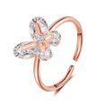 thumbnail image 1 of RKSTN Rings for Women Temperament Super Flash Crystal Ring Opening Ring Wedding Band for Women, 1 of 1
