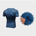 thumbnail image 4 of CHGBMOK Chemises de Golf pour Hommes Couleur Unie Séchage Sport Train Manches Courtes Col Rond Tailles S-2TG, 4 of 8