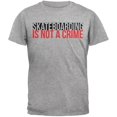 thumbnail image 1 of Le Skateboard n'Est Pas un T-Shirt Adulte Gris Crime Heather, 1 of 1