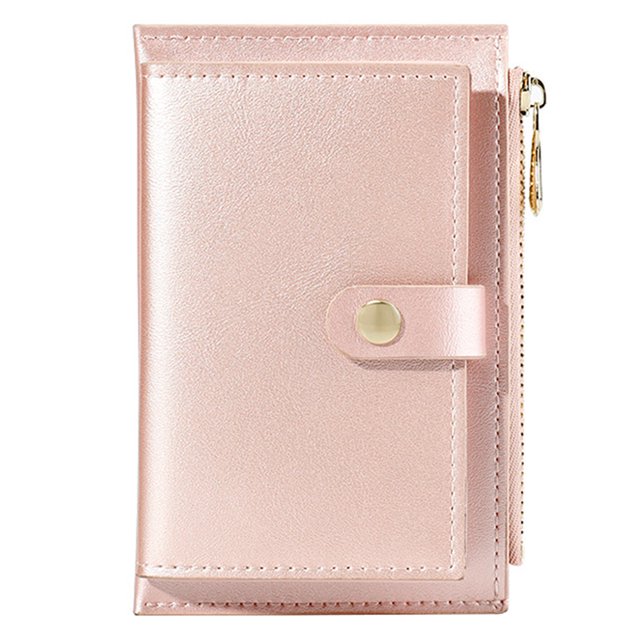 1pc Female Creative Creadit Cards Holder Zipper Money Wallet PU Leather Purse