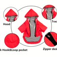 thumbnail image 5 of CNKOO Waterproof Dog Raincoat with Reflective Buttons  Adjustable Hood  Detachable Rainproof Dog Clothes for Rainy Days, 5 of 5