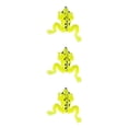 thumbnail image 4 of QualitChoice False Bait Surface Lure Low-Resistant Strong Toughness Steel Wire Baffle Bionic Fishing Tools Simulated Fish Scale Pattern Fluorescent Yellow 3Set, 4 of 6