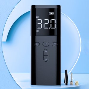 Birdeem 18650 Rechargeable Battery,Bike Tire Pump,Portable Tire Inflator 150Psi Compressor with 4000Mah Rechargeable Battery Handheld Pump with Digital Display for Car Bike Balloons,Car Tire Inflator