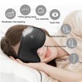 thumbnail image 3 of Graflsoa Ergonomic Memory Foam Sleep Mask ZR-2750 - Black, Red, White Options, Adjustable Fit for All Head Sizes, Soft & Breathable Design for Comfortable Sleep, 3 of 6