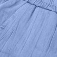 thumbnail image 5 of VEKDONE Womens Linen Long Pants Light Blue XXXL, 5 of 5