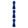 thumbnail image 3 of Guardoinrt Versatile Women Bell Bottom Pants With Stretchy Fit Multiple Sizes Available High Waist Bell Bottom navy blue L 3Set, 3 of 6