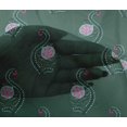thumbnail image 4 of oneOone Viscose Chiffon Fabric Leaves & Floral Block Print Fabric BTY 42 Inch Wide, 4 of 4