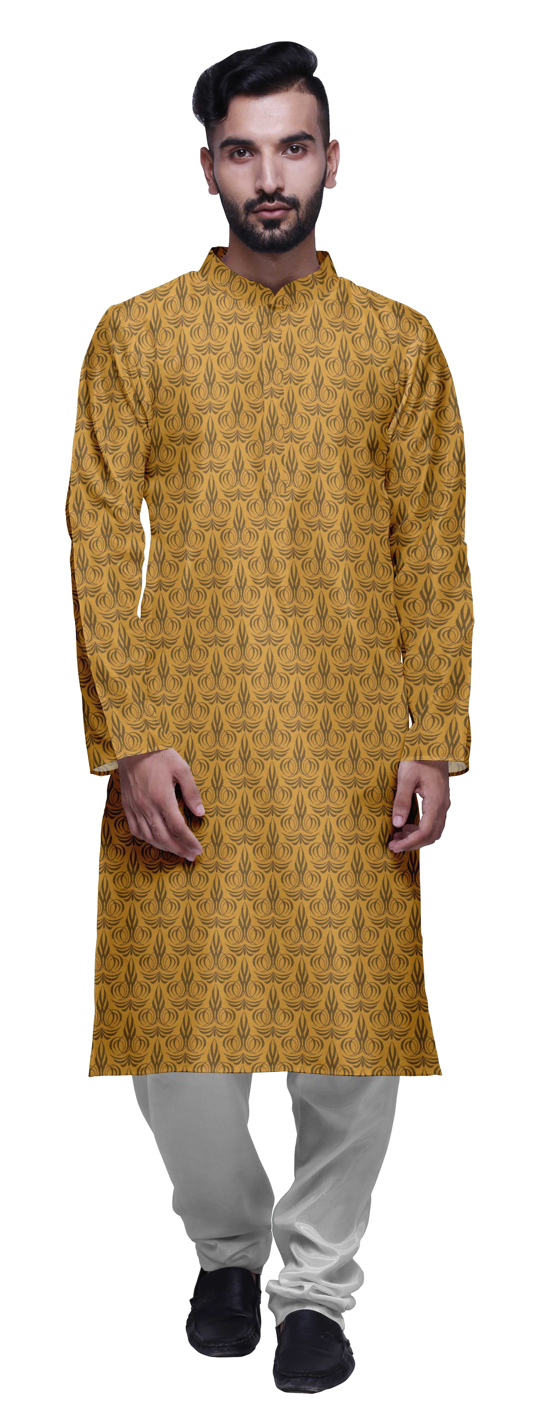 Atasi Designer Printed Kurta For Boys Casual Kurta Pajama Set Summer Clothing