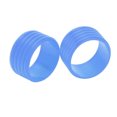 thumbnail image 1 of 2pcs/set Tennis Racket Badminton Tennis Racket Grip Tape And Dry Feel Tennis Grip Racket Handle Silicone Ring Sweat Absorption Tennis Overgrip Fixing Ring, 1 of 8