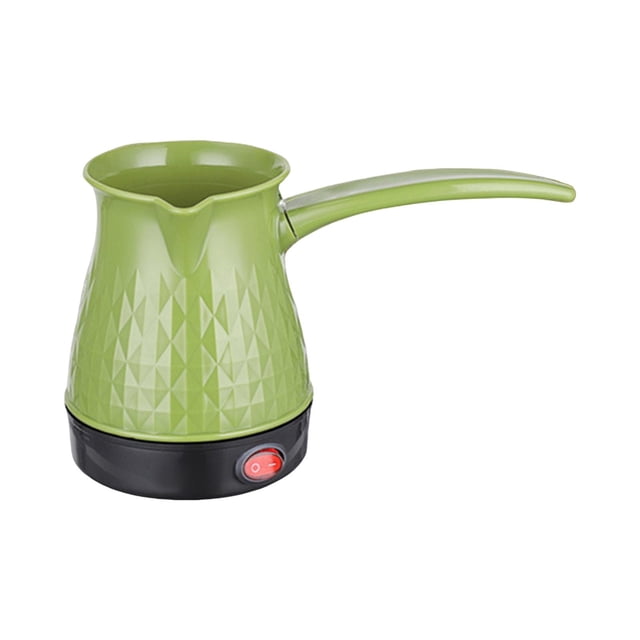 Abbracc Electric Coffee Pot Tea Kettle Turkish Coffee Maker for Camping Kitchen Cafe Green