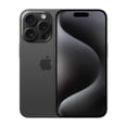 thumbnail image 1 of Restored Apple iPhone 15 Pro Fully Unlocked Black Titanium 128GB - Excellent (Certified Refurbished), 1 of 5