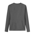 thumbnail image 5 of Pisexur Hauts pour Femmes Mode d'Automne T-Shirt à Imprimé Graphique Cœur Col Rond Manches Longues Chemises pour Femmes Chic Décontracté Hauts de Sortie Confort Polyvalent Blouses Légères, 5 of 5