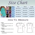 thumbnail image 3 of LUOGENLI T-shirts pour Femme pour Femmes Dames Mode Décontractée Couleur Unie Col Rond T-Shirt à Lettres Imprimées Manches Courtes Haut T-shirts pour Femmes T-shirts Graphiques TTG Grande Taille Fête de la Saint-Patrick TTG, 3 of 5