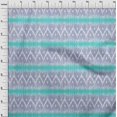 thumbnail image 3 of oneOone Tissu Flex Coton Chevron Ikat Décor Tissu Imprimé BTY 40 Pouces de Large, 3 of 4