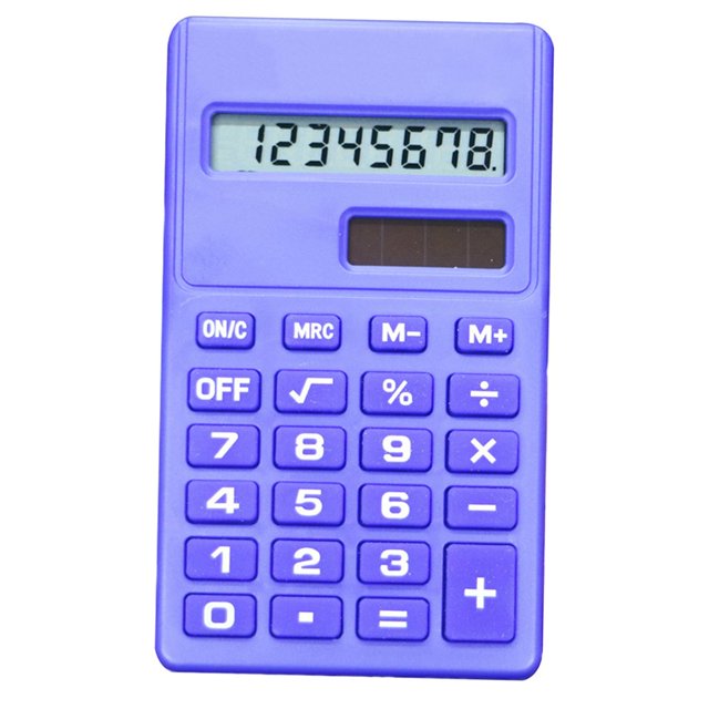 8 Digits Portable Calculator Reliable ABS Pocket Size Handheld Calculator Office Supplies