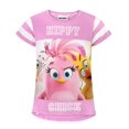 thumbnail image 1 of Angry Birds Girls Pink Hippy Chick Short Sleeved T-Shirt (9-10 Years), 1 of 4