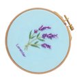 thumbnail image 1 of QualitChoice Trousse de Broderie en Lin Point de Croix Ronde Décorative Manuelle Faite à la Main pour Apprenant Entraînement Pratique Apprentissage Ensemble d'Artisanat Type 5, 1 of 6