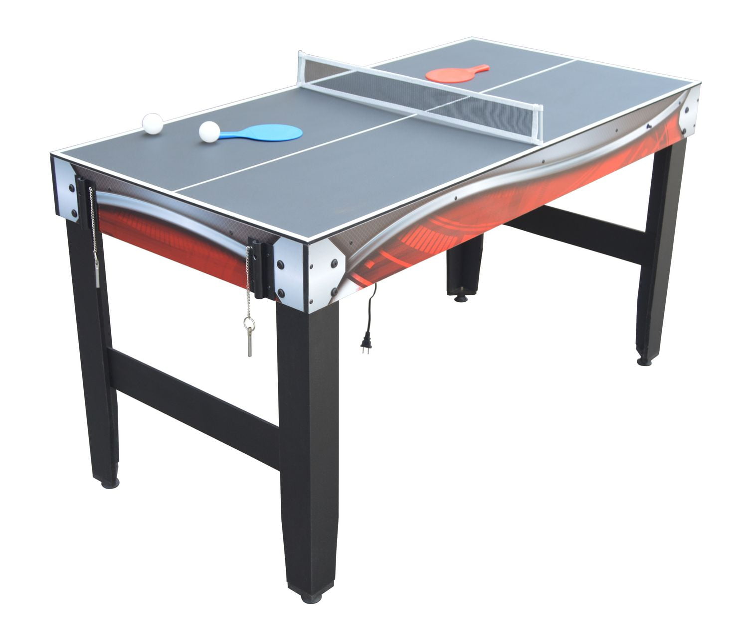 Scout 54-in 4-in-1 Multi-Game Table with Basketball, Air Hockey, Table Tennis, and Dry Erase Board