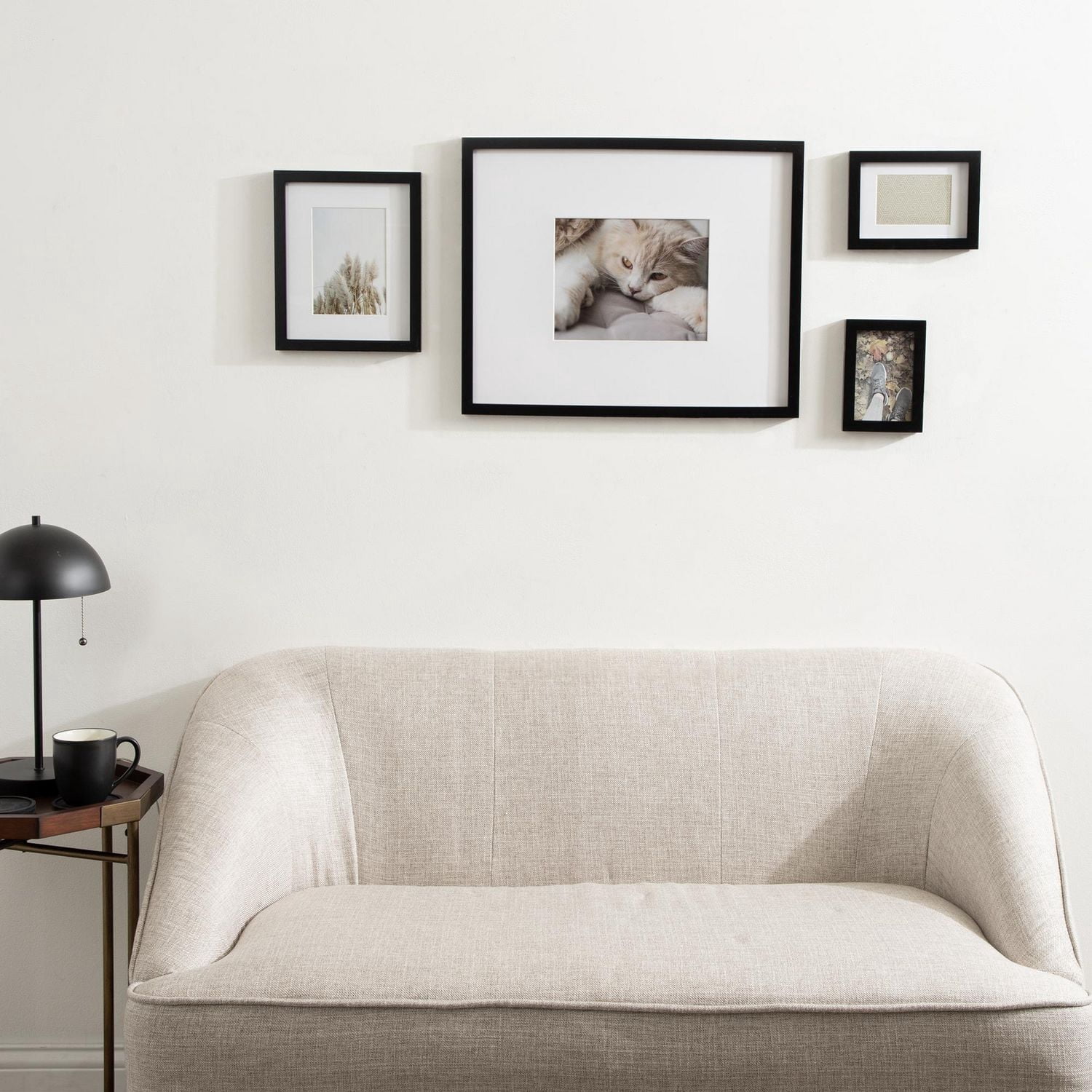 DesignOvation Gallery 8" x 10" Matted to 5" 7" White Picture Frame