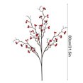 thumbnail image 3 of Décoration de Branche de Baies Rouges 27,5 Po Vaporisateur de Houx en Plastique Flexible Rouge Jaune Ornement de Noël / Feuilles Réalistes / Sans Entretien / Décoration Intérieure Centre de Table Couronne Accent, 3 of 6