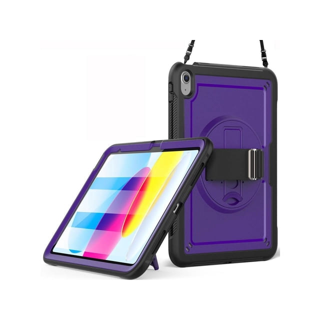 Case for iPad (A16) 11th Generation 11 Inch 2025, iPad 10th Generation 10.9 inch 2022 with Screen Protector, Foldable Stand, Pen Holder, Heavy Duty Shockproof Rugged Protective Cover