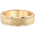 thumbnail image 1 of Bague Alliance pour Homme 6 mm Ajustement Confortable en Or 14 K, 1 of 3