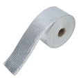 thumbnail image 4 of Exhaust Pipe Wrap Exhaust Pipe Heat Wrap Exhaust Header Pipe Wrap Fiberglass Exhaust Pipe Wrap Exhaust Pipe Wrap Tape 5m Silver Car Heat Insulation Exhaust Header Pipe Wrap Cloth, 4 of 8