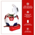 thumbnail image 4 of Coca-Cola Soccer Ball Mini Fridge, 5 Can Beverage Cooler White Red Black, 4 of 10