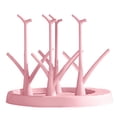 thumbnail image 2 of Oleegame 1PC Spoon And Lid Rest 1Pcs Baby Bottle Drying Rack Small Portable Bottle Dryer Holder For Cups Parts And Accessories () Pink, 2 of 3