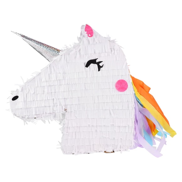 Weiweiguan 1Pc Unicorn Design Pinata Funny Children's Pinata Filler Creative Pinata (White)