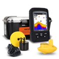 thumbnail image 2 of Waterproof Fish Finder Monitor 2-in-1 Wireless Sonar Wired Transducer Echo Sounder ,Easy to Use, 2 of 8