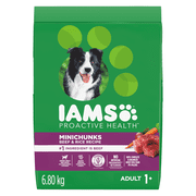 Iams Proactive Health Minichunks Beef & Rice Recipe Adult Dry Dog Food 6.80kg