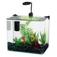 thumbnail image 3 of Penn-Plax Water-World Radius 3.4 Gallon Frameless Desktop Aquarium Kit with Cascade 170 Internal Filter, 3 of 7