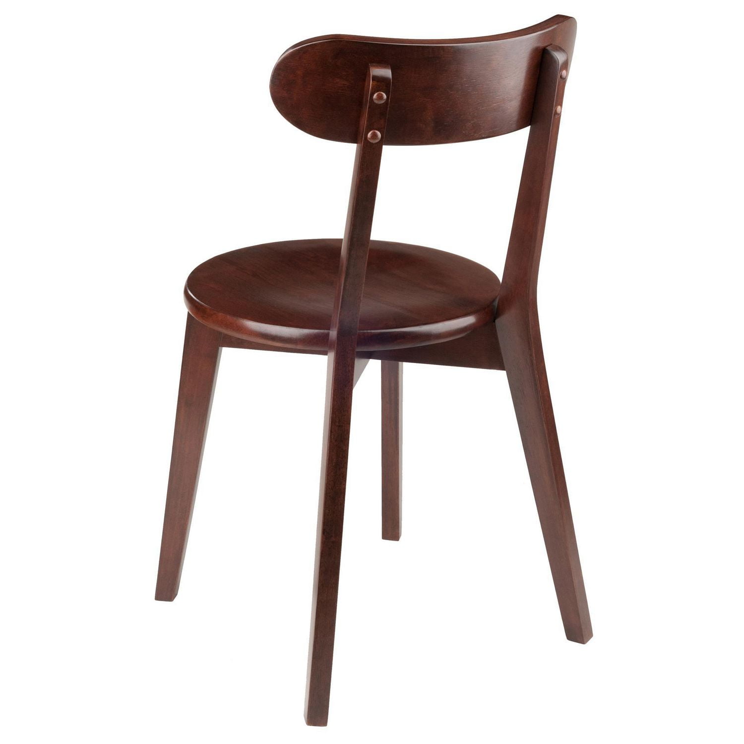 Ensemble de 2 chaises Pauline Winsome finition Noyer