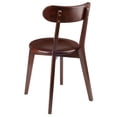 thumbnail image 3 of Winsome Pauline 2-Pc Chair Set Walnt finish, 3 of 7